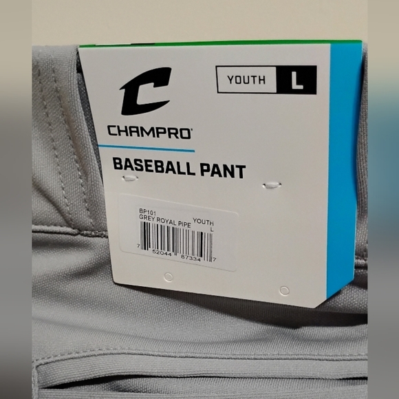 champro baseball pants youth L gray knicker elastic bottom - Picture 9 of 13